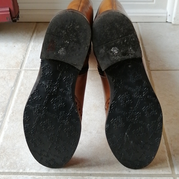 RON WHITE Brown Leather Boots Size 36.5 - Picture 8 of 10